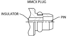 MMCX-Plug Drawing